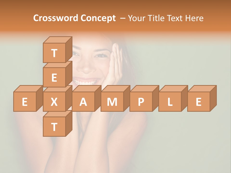 Holding  Girl PowerPoint Template