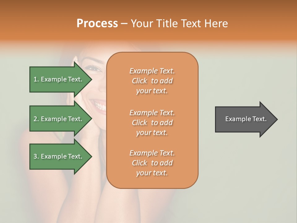 Holding  Girl PowerPoint Template