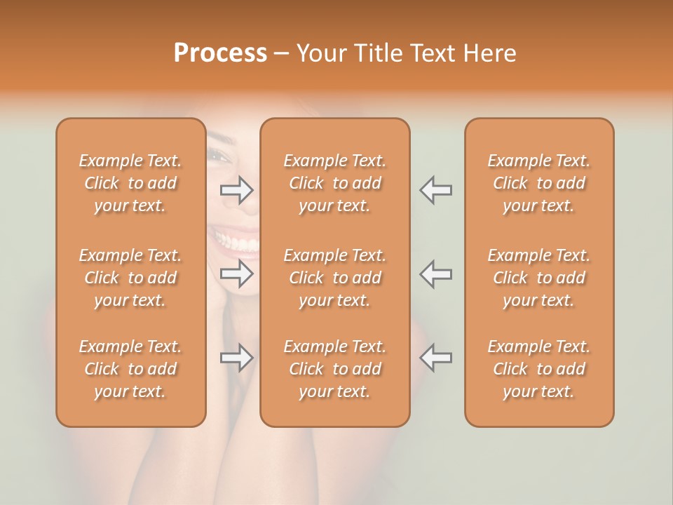 Holding  Girl PowerPoint Template