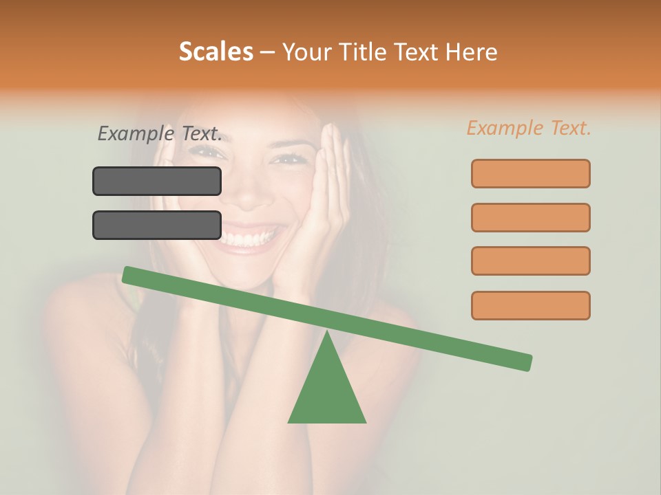 Holding  Girl PowerPoint Template