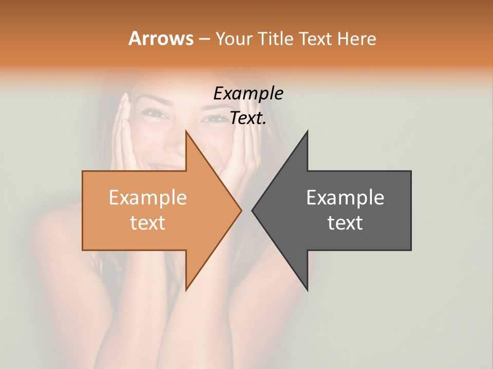 Holding  Girl PowerPoint Template