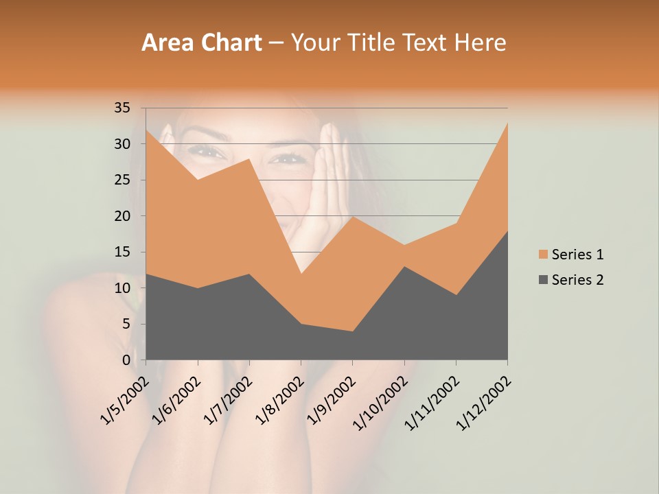 Holding  Girl PowerPoint Template