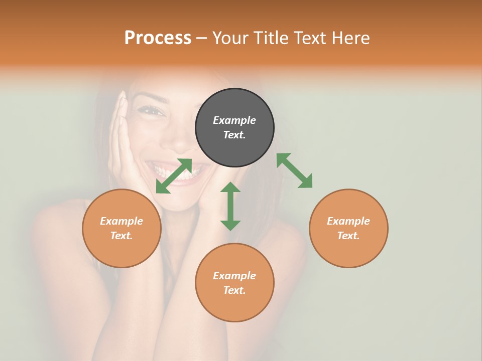 Holding  Girl PowerPoint Template