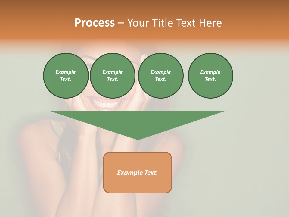 Holding  Girl PowerPoint Template