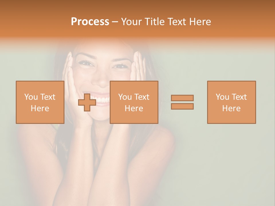 Holding  Girl PowerPoint Template