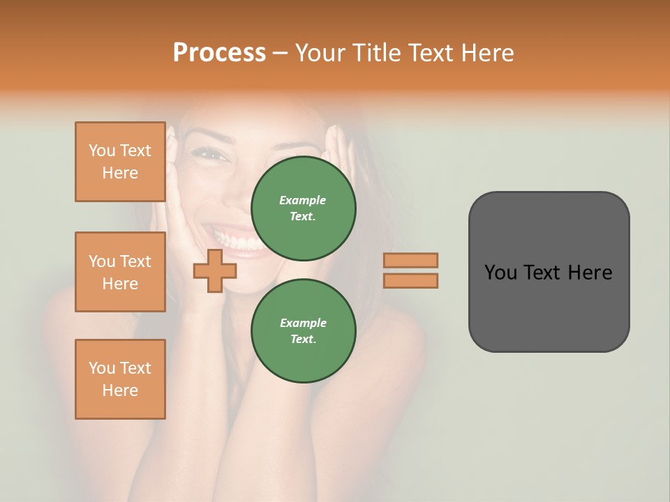 Holding  Girl PowerPoint Template