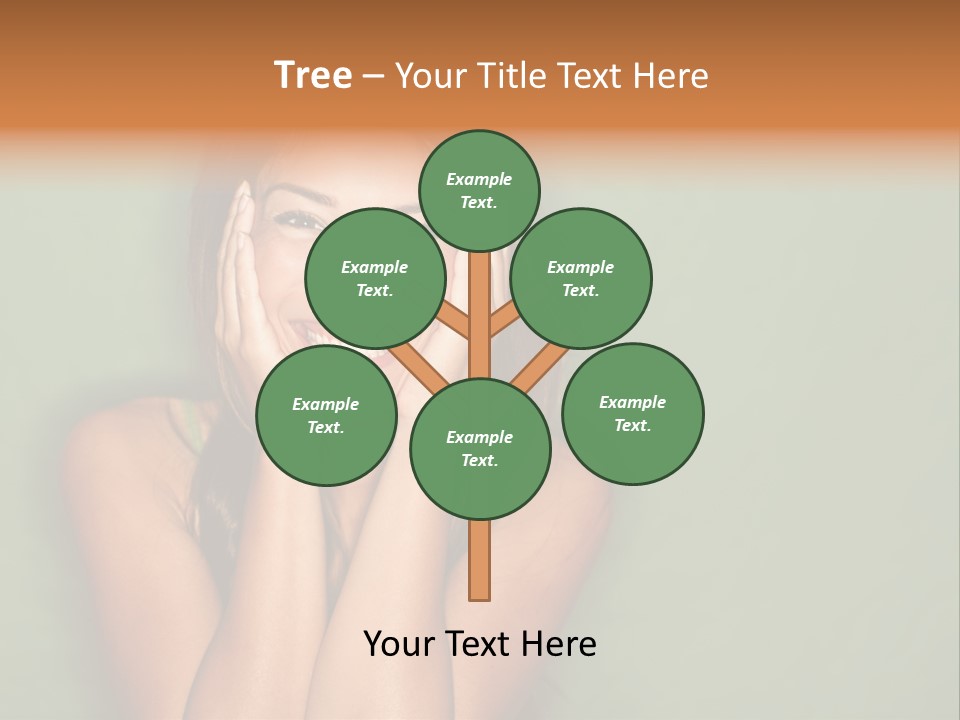 Holding  Girl PowerPoint Template