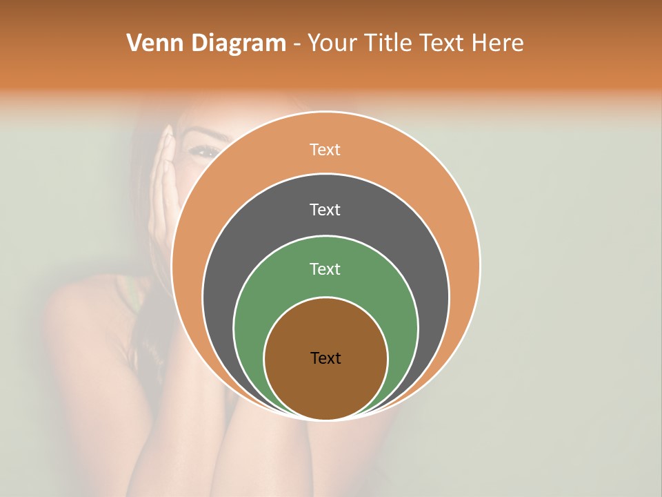 Holding  Girl PowerPoint Template