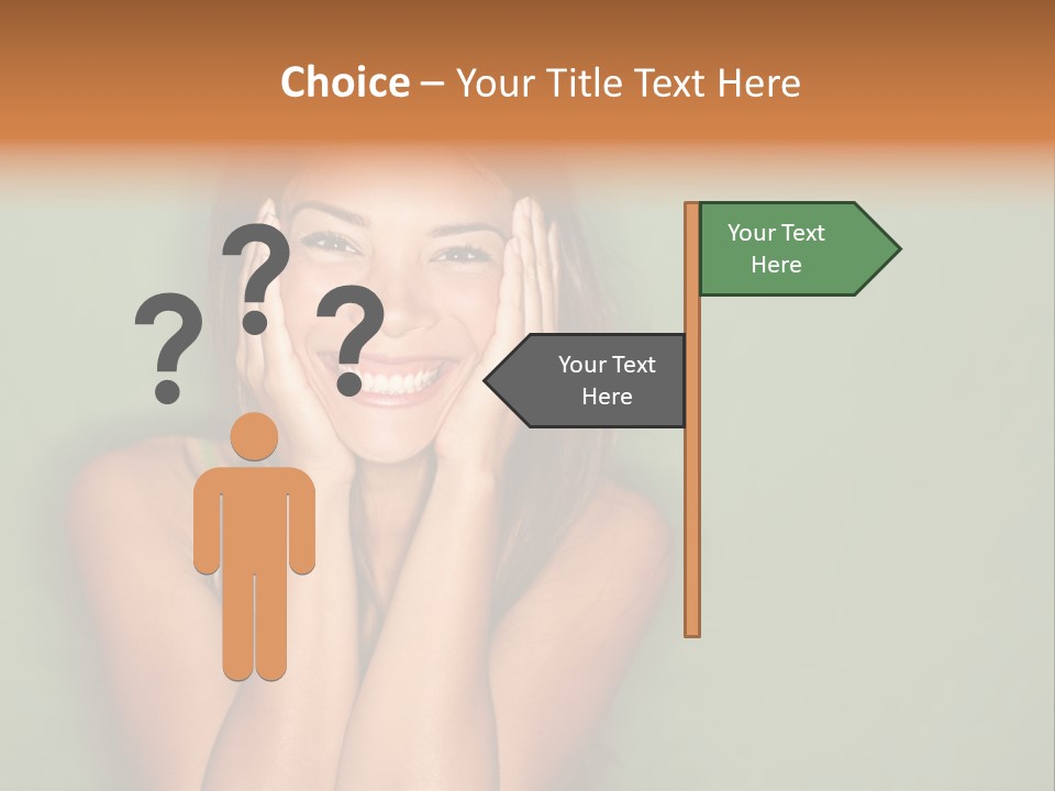 Holding  Girl PowerPoint Template