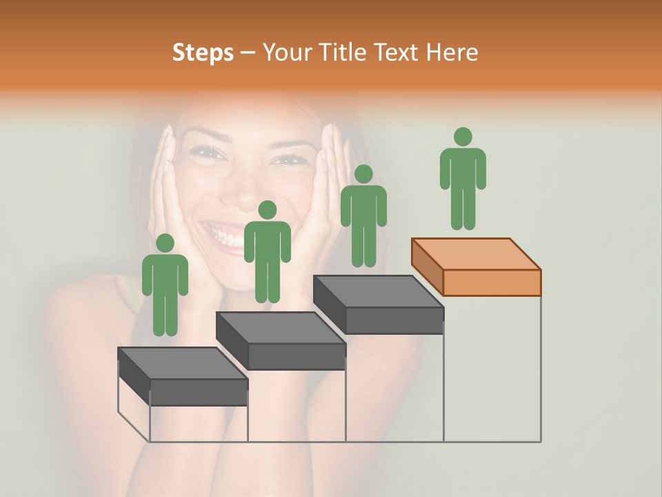 Holding  Girl PowerPoint Template