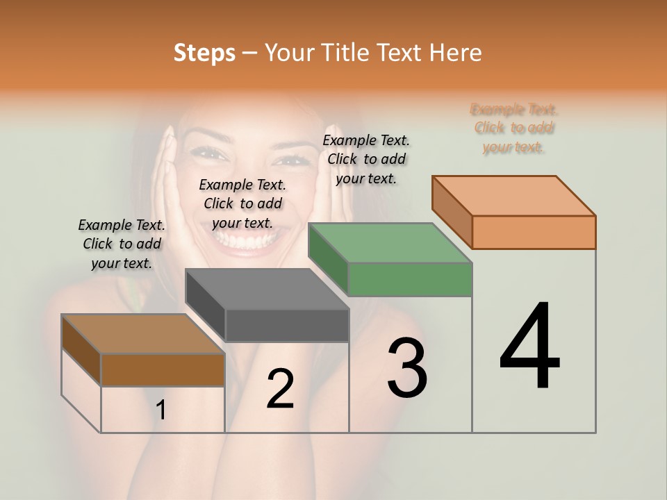 Holding  Girl PowerPoint Template