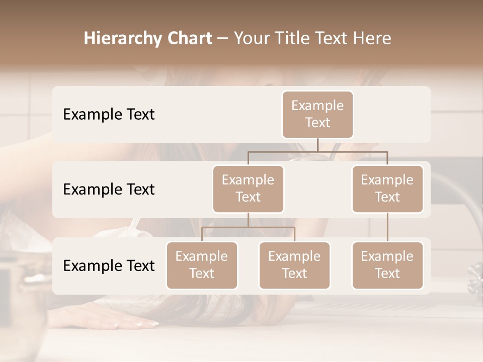 A Woman In A Chef's Hat Is Holding A Spoon PowerPoint Template