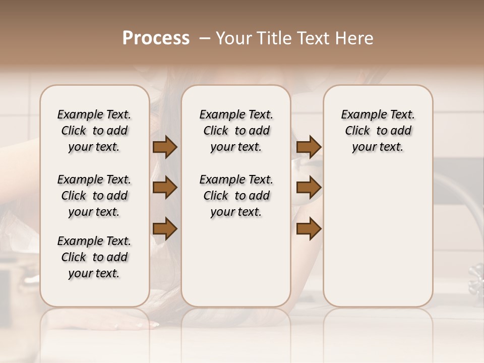 A Woman In A Chef's Hat Is Holding A Spoon PowerPoint Template