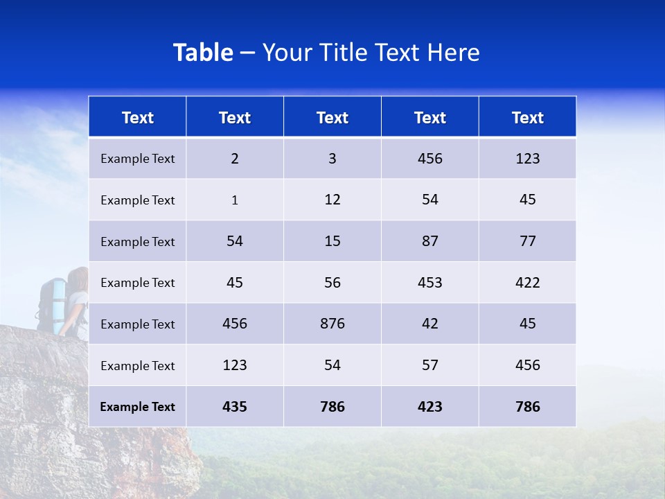 High Lifestyle Achievement PowerPoint Template