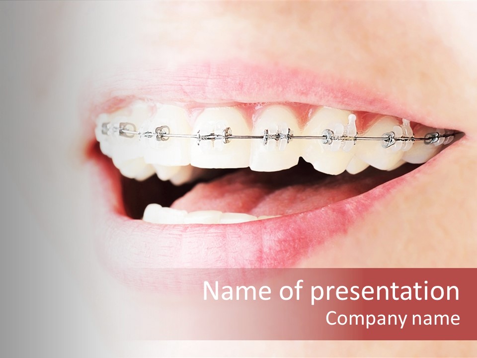 Oral Tooth Orthodontist PowerPoint Template