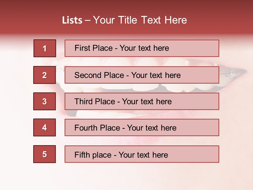 Oral Tooth Orthodontist PowerPoint Template