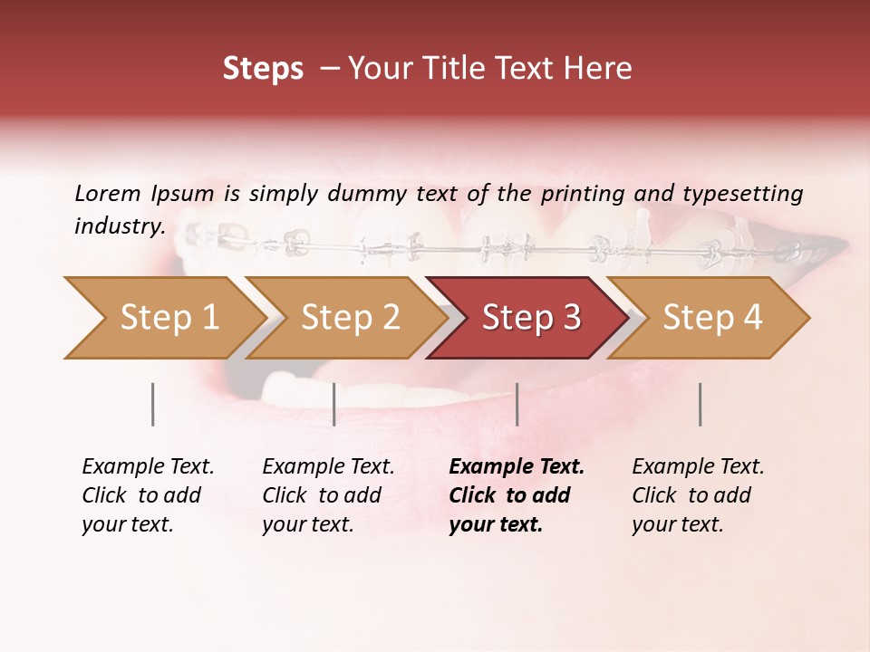 Oral Tooth Orthodontist PowerPoint Template