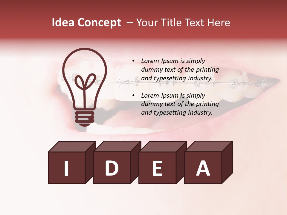 Oral Tooth Orthodontist PowerPoint Template