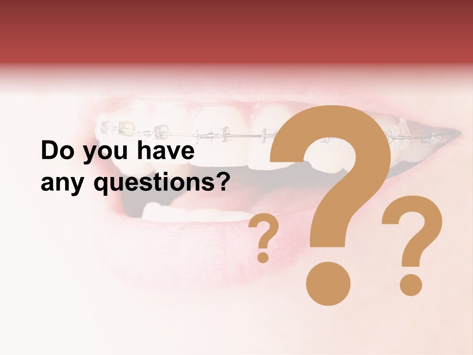 Oral Tooth Orthodontist PowerPoint Template