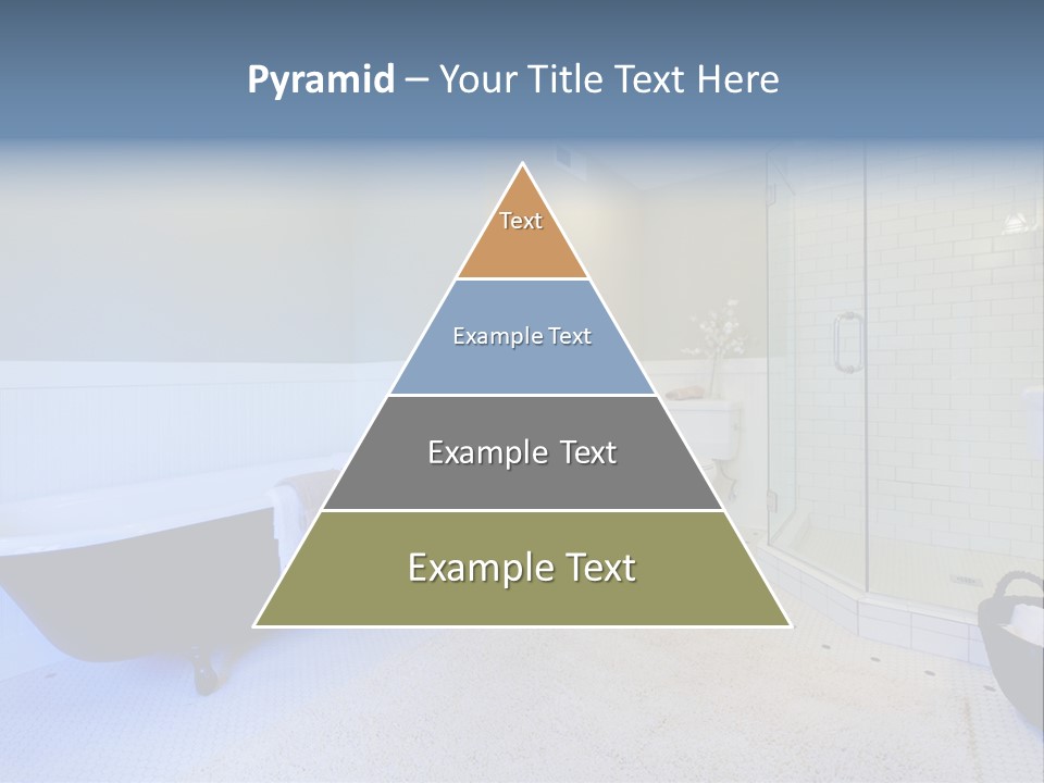 A Bath Room With A Toilet A Bath Tub And A Sink PowerPoint Template
