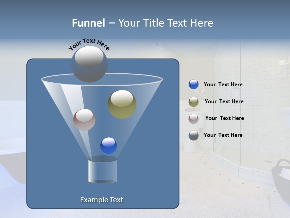 A Bath Room With A Toilet A Bath Tub And A Sink PowerPoint Template