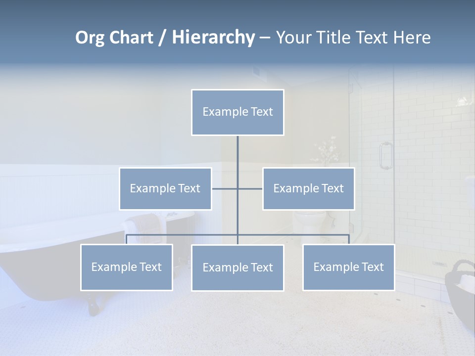 A Bath Room With A Toilet A Bath Tub And A Sink PowerPoint Template