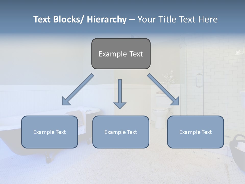 A Bath Room With A Toilet A Bath Tub And A Sink PowerPoint Template