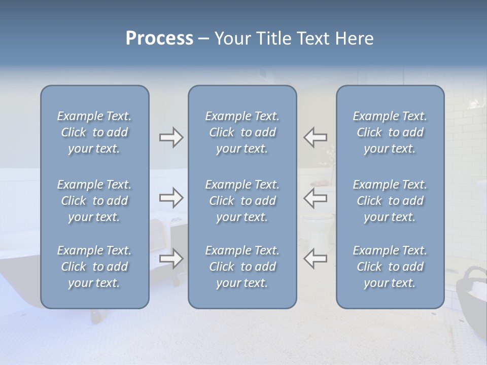 A Bath Room With A Toilet A Bath Tub And A Sink PowerPoint Template