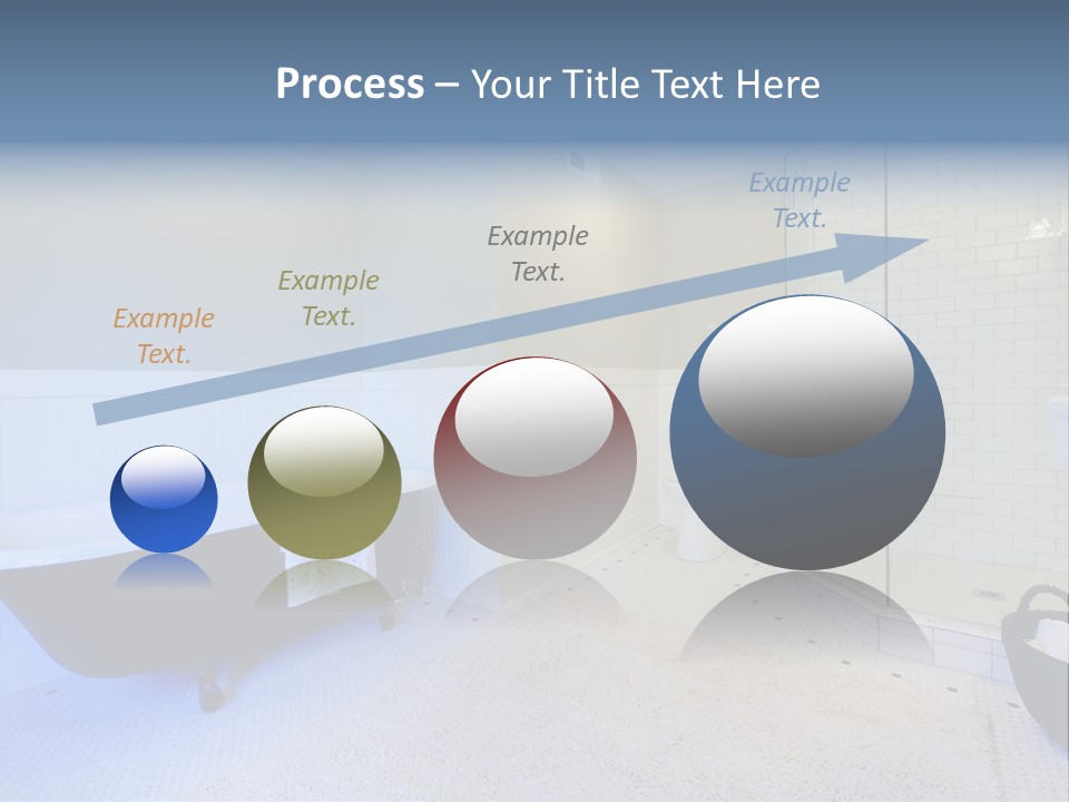A Bath Room With A Toilet A Bath Tub And A Sink PowerPoint Template