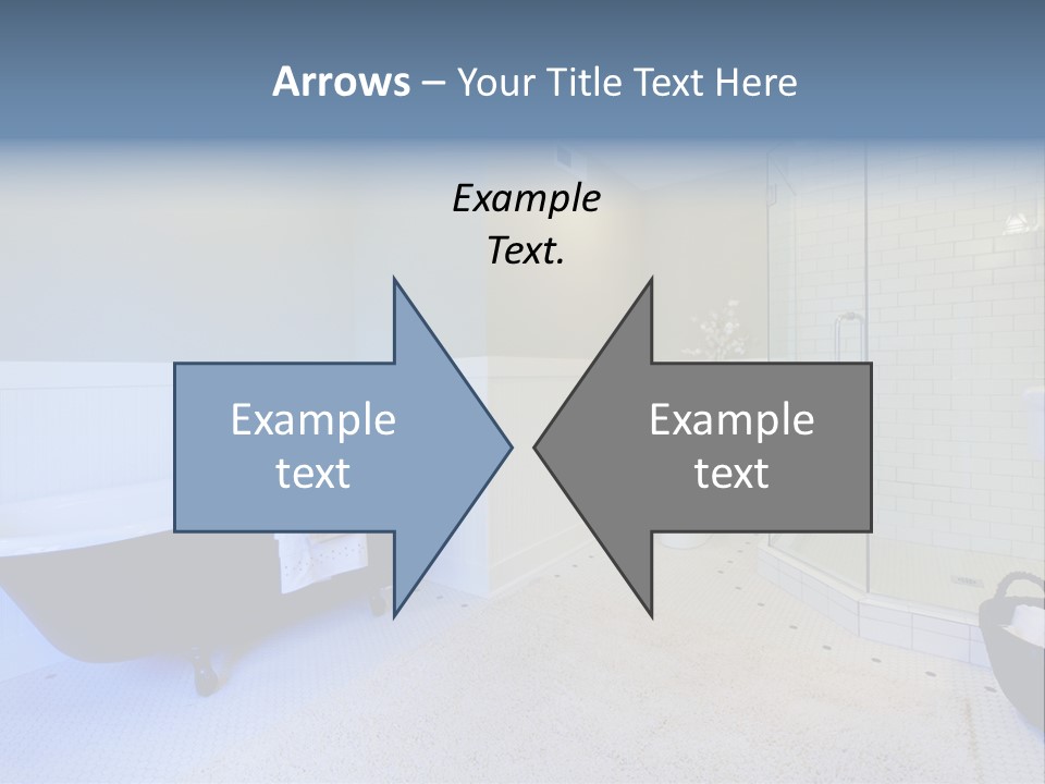 A Bath Room With A Toilet A Bath Tub And A Sink PowerPoint Template