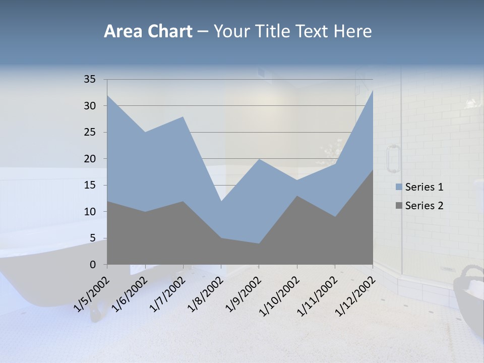 A Bath Room With A Toilet A Bath Tub And A Sink PowerPoint Template