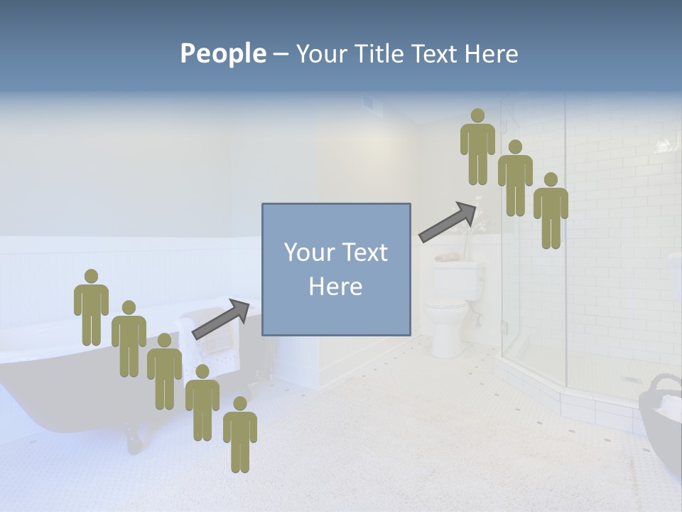 A Bath Room With A Toilet A Bath Tub And A Sink PowerPoint Template