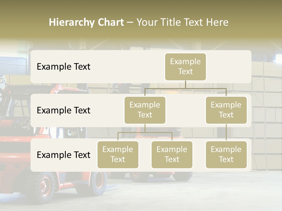 Orange Warehouse Horizontal PowerPoint Template