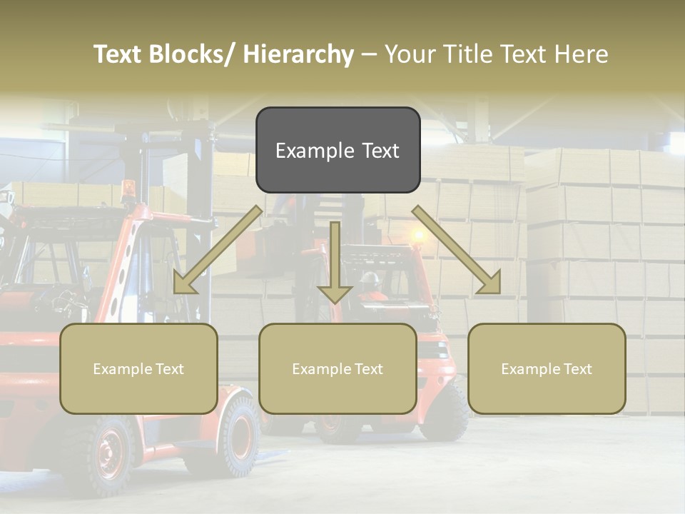 Orange Warehouse Horizontal PowerPoint Template