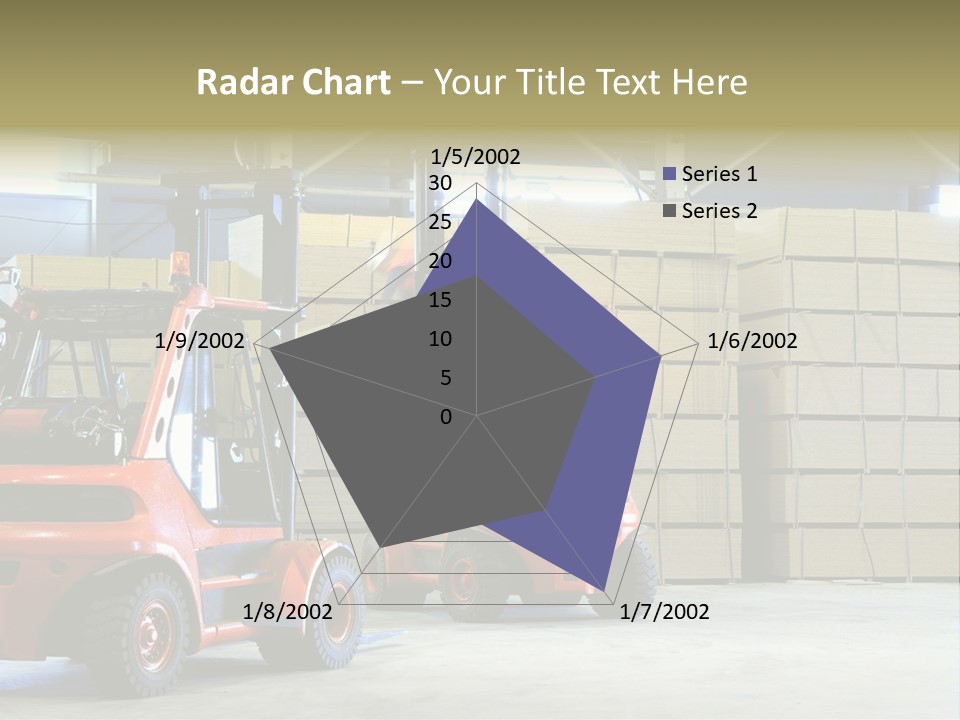 Orange Warehouse Horizontal PowerPoint Template