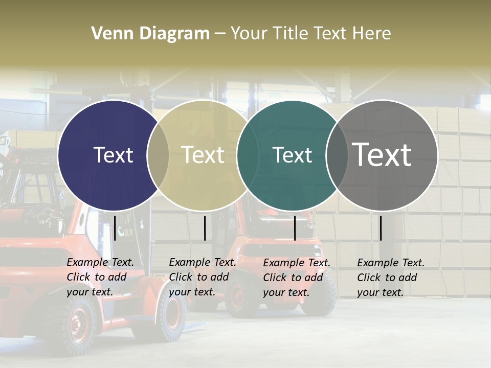 Orange Warehouse Horizontal PowerPoint Template