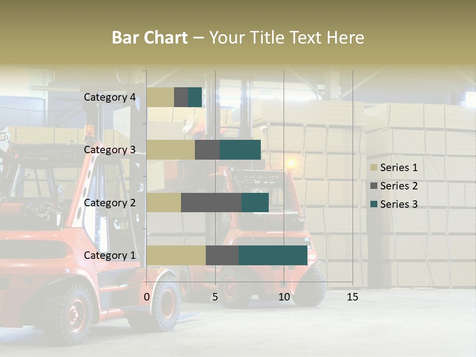 Orange Warehouse Horizontal PowerPoint Template
