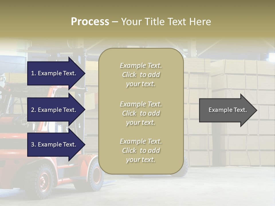 Orange Warehouse Horizontal PowerPoint Template