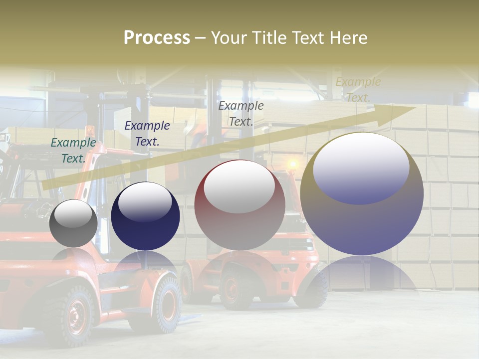 Orange Warehouse Horizontal PowerPoint Template