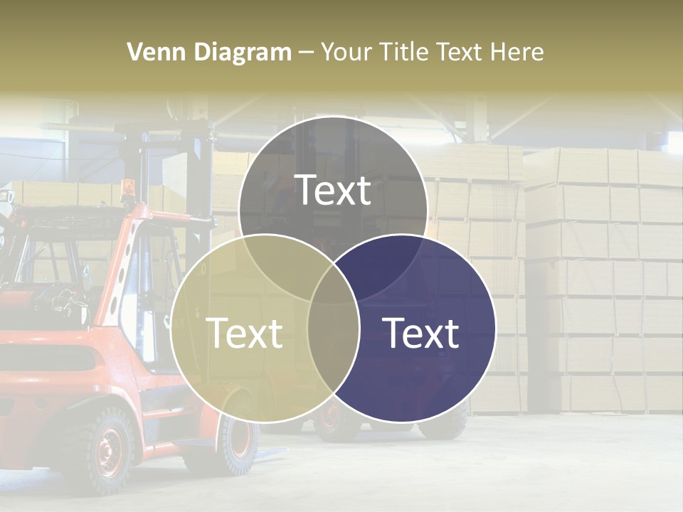 Orange Warehouse Horizontal PowerPoint Template