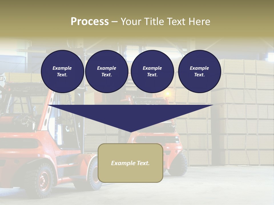Orange Warehouse Horizontal PowerPoint Template