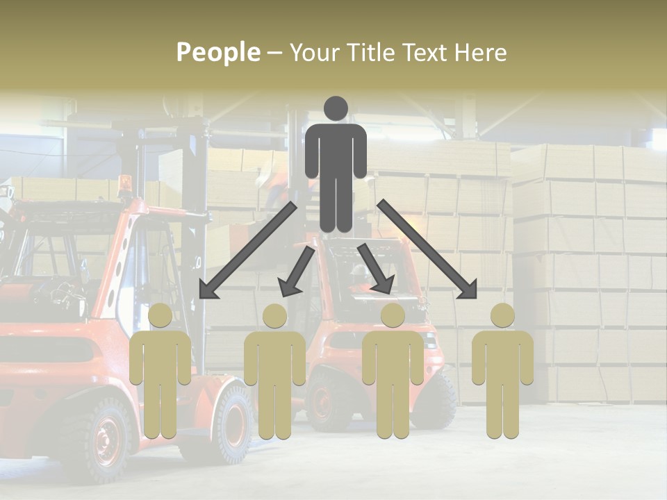 Orange Warehouse Horizontal PowerPoint Template