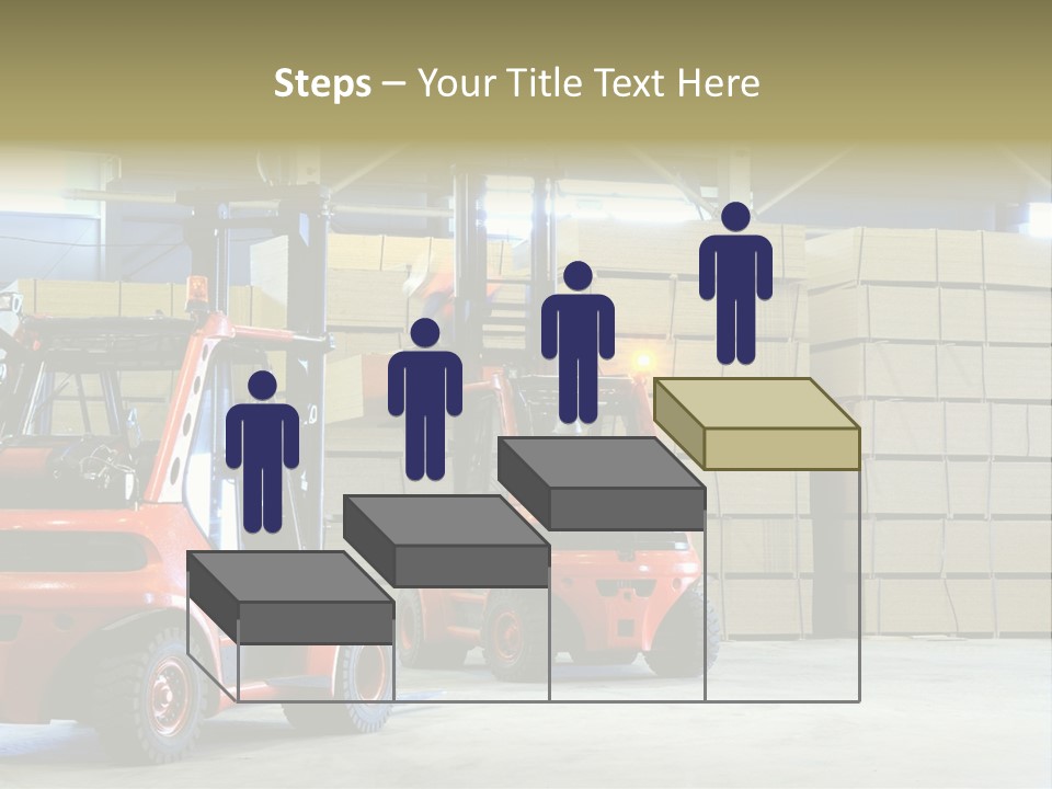 Orange Warehouse Horizontal PowerPoint Template