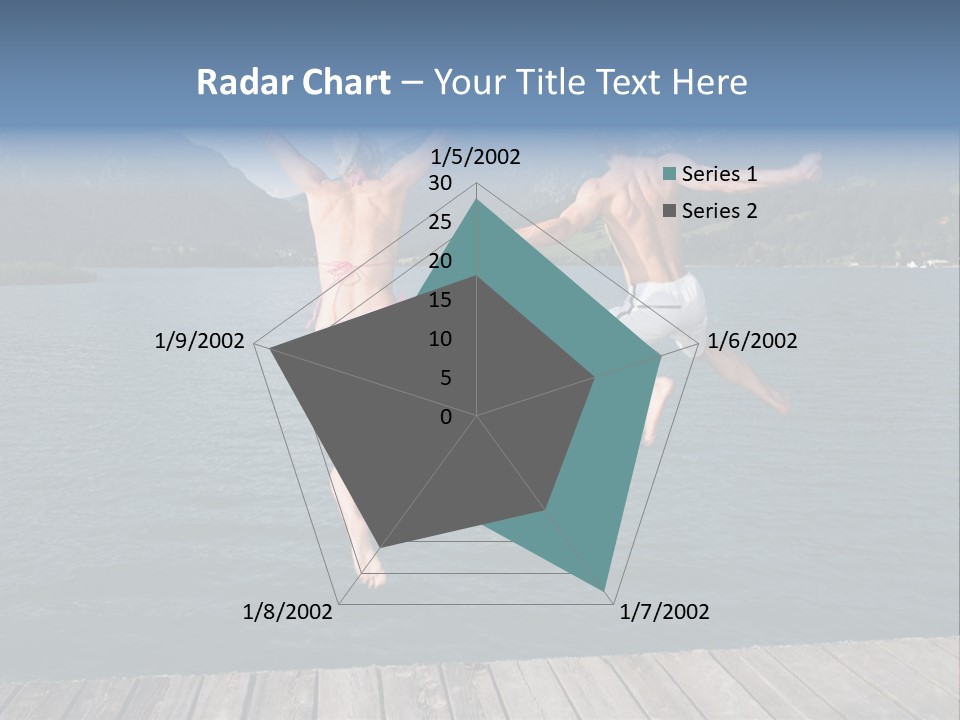 Red Holding Lips PowerPoint Template