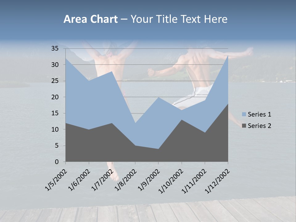 Red Holding Lips PowerPoint Template