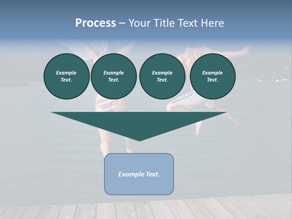 Red Holding Lips PowerPoint Template