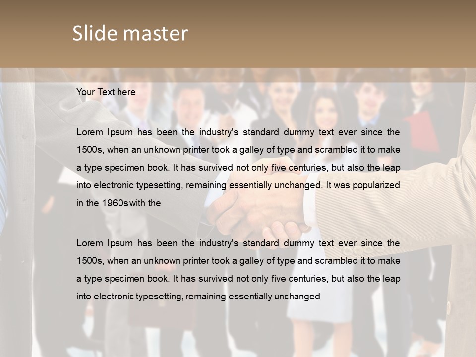 Corporate Trade Employment PowerPoint Template