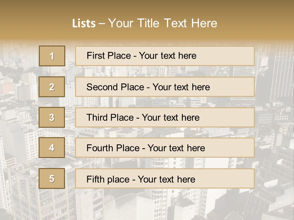 Metropolitan Tourism City PowerPoint Template