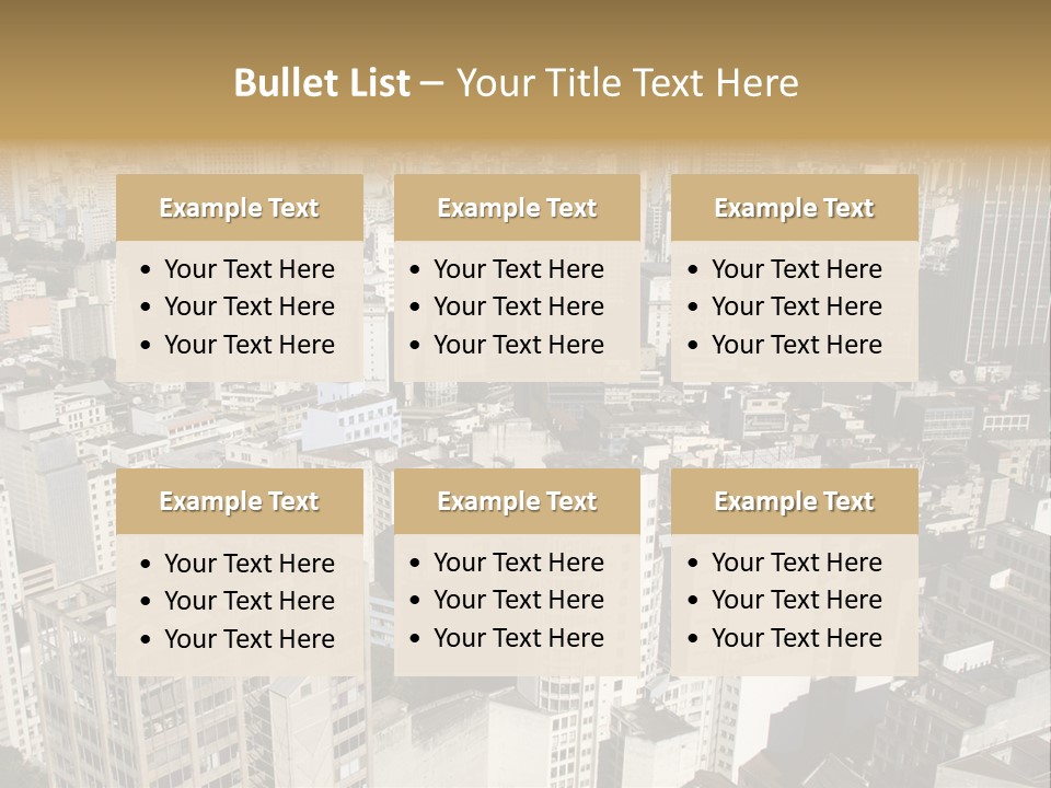 Metropolitan Tourism City PowerPoint Template
