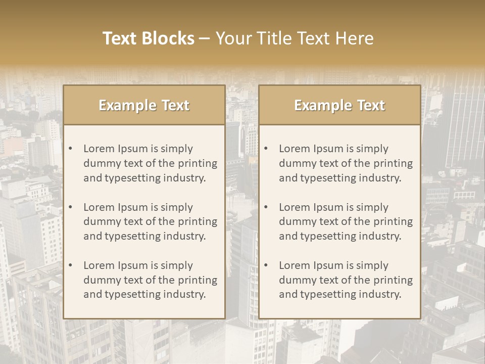 Metropolitan Tourism City PowerPoint Template